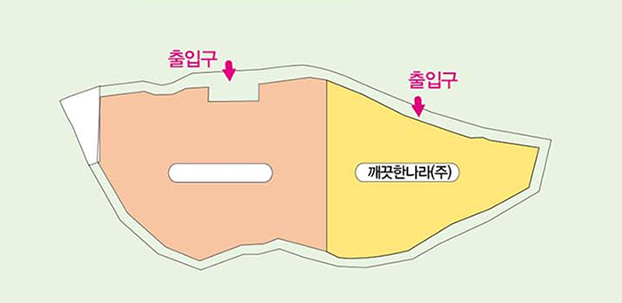강내산업단지 업체 배치도