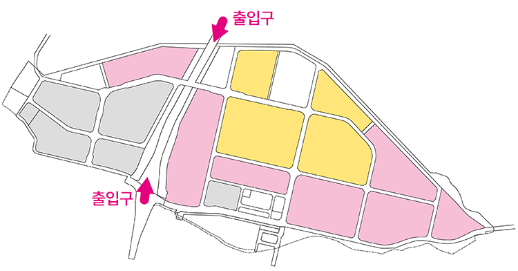 그린스마트밸리 업체 배치도